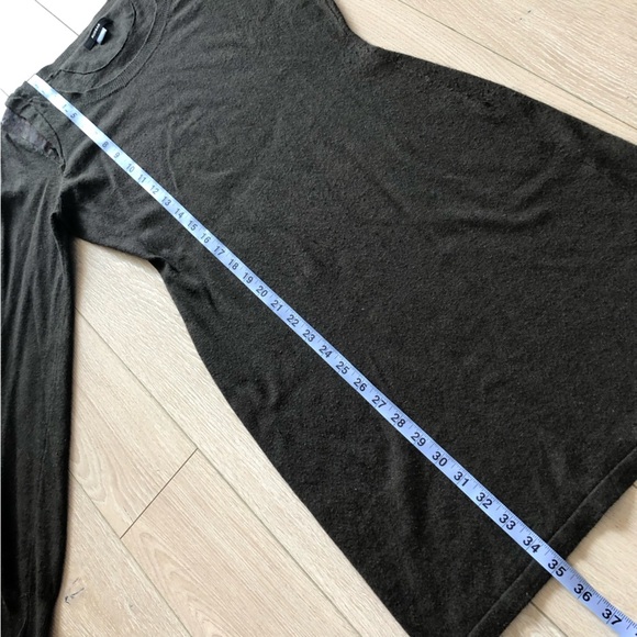 Rudsak Robe Femme Camouflage Detailed Shoulder Knit Dress in Army Green Size S - Picture 14 of 14